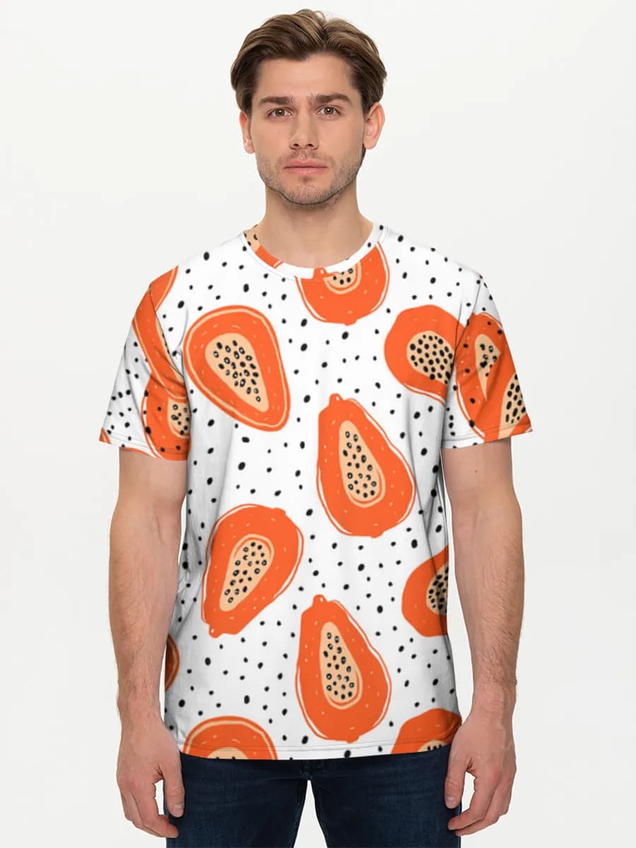 Men's basic cotton T-shirt