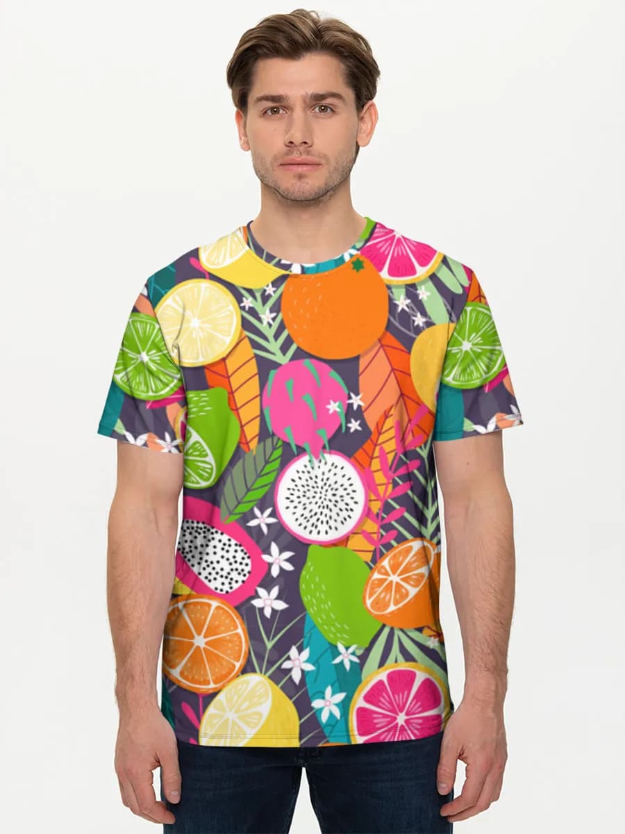 Men's basic cotton T-shirt