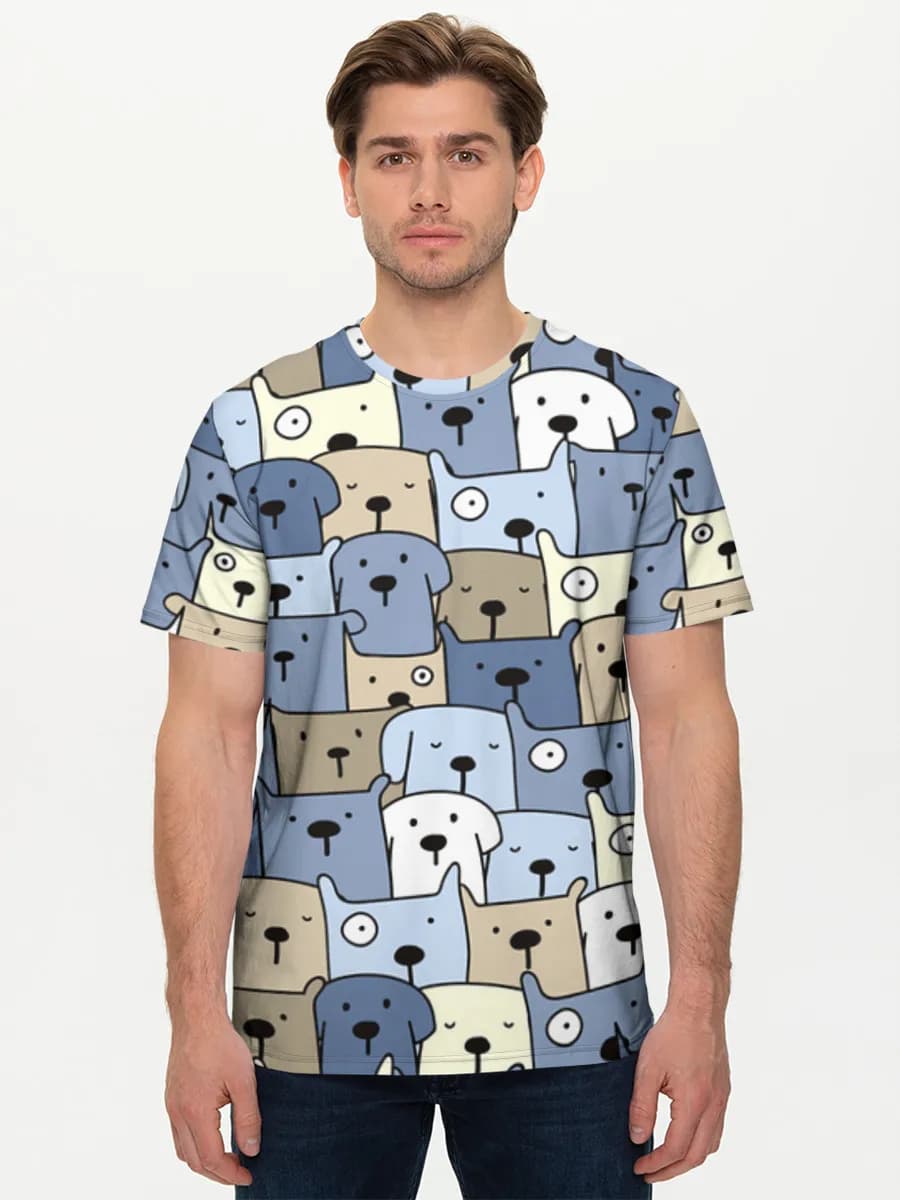 Men's basic cotton T-shirt