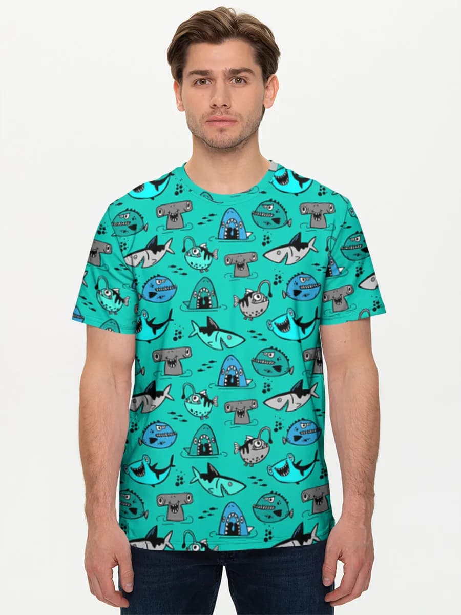 Men's basic cotton T-shirt