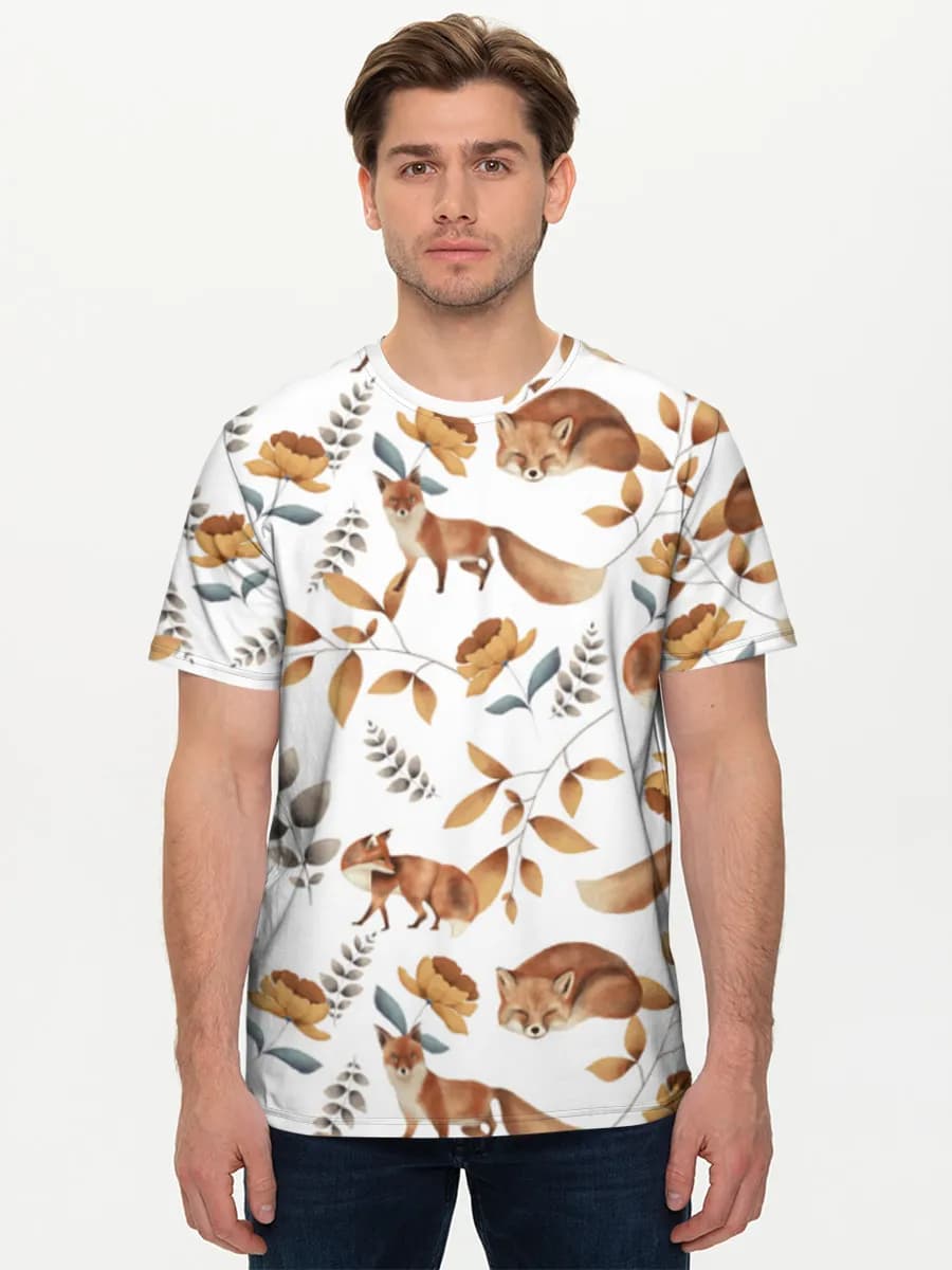 Men's basic cotton T-shirt