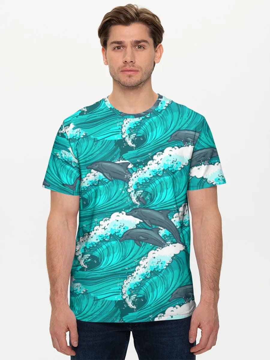 Men's basic cotton T-shirt
