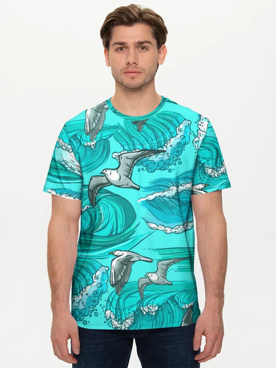Men's basic cotton T-shirt