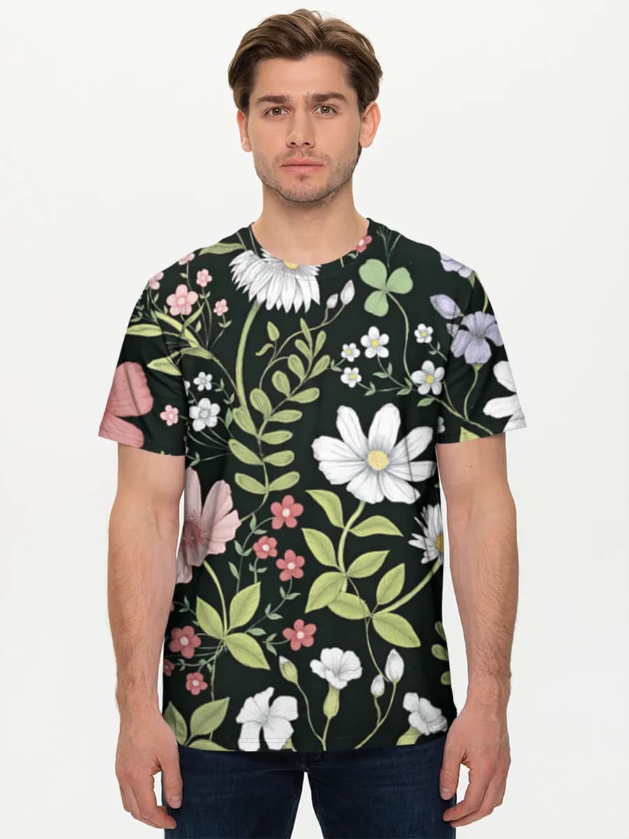 Men's basic cotton T-shirt