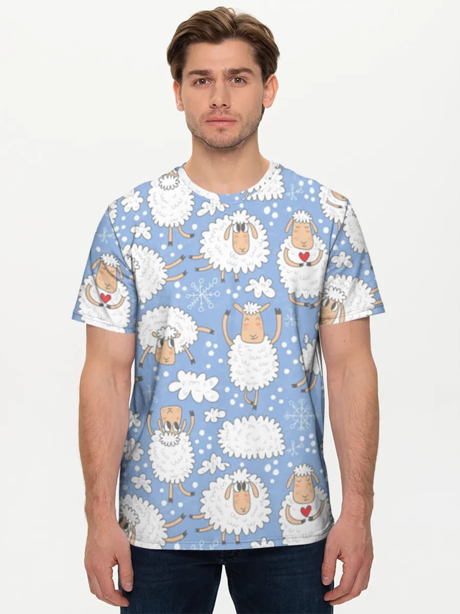 Men's basic cotton T-shirt
