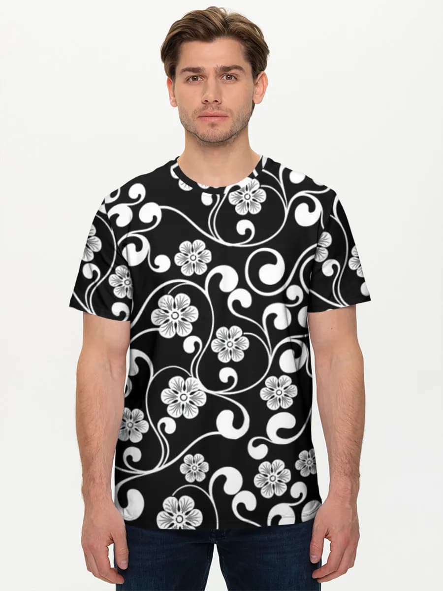 Men's basic cotton T-shirt