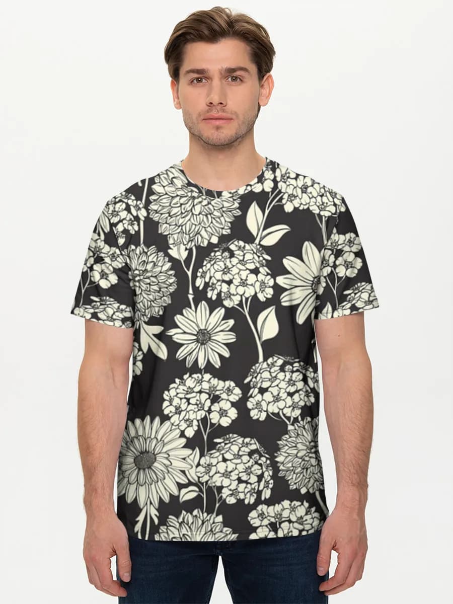 Men's basic cotton T-shirt