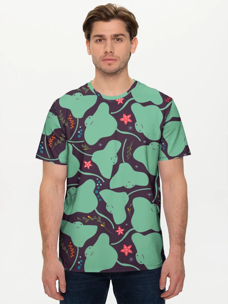 Men's basic cotton T-shirt
