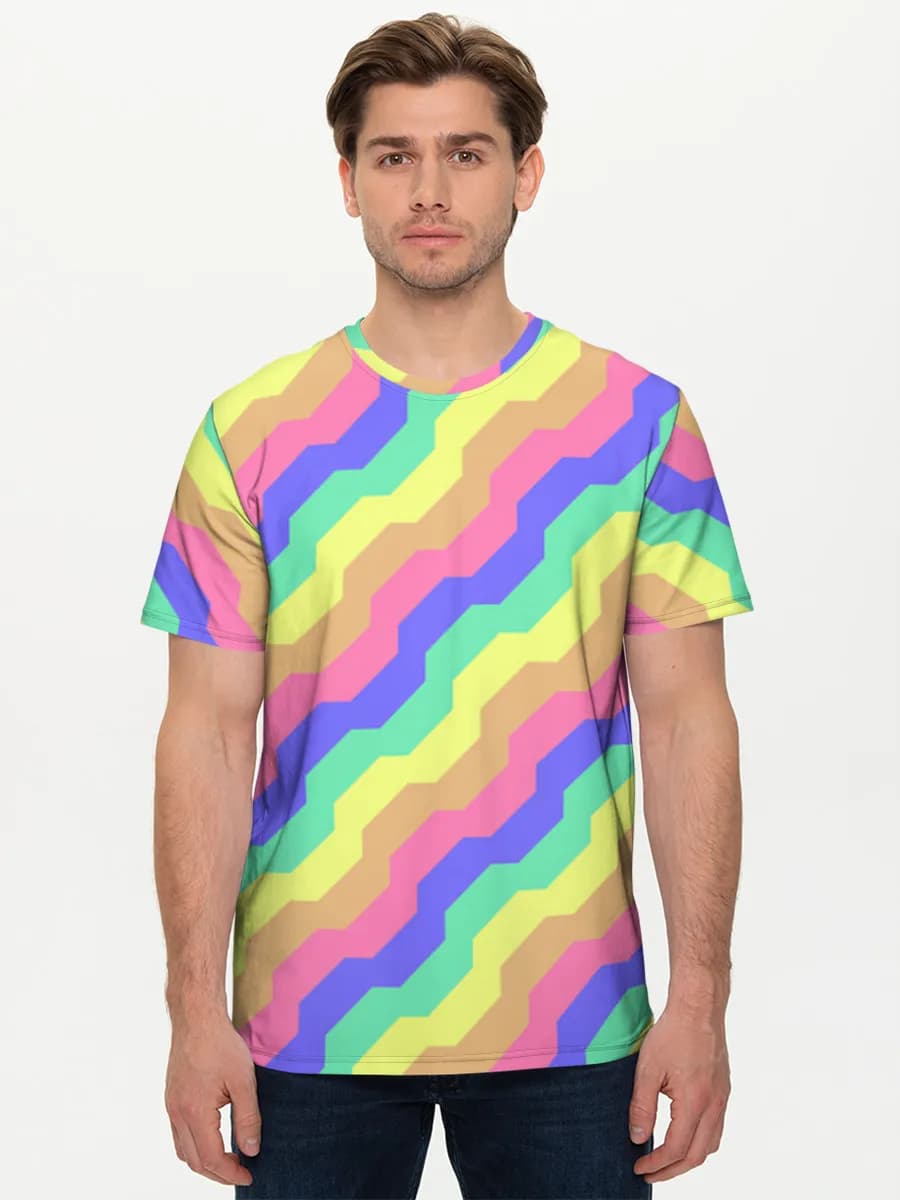 Men's basic cotton T-shirt