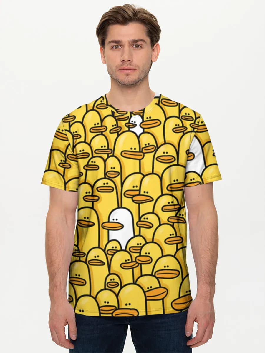 Men's basic cotton T-shirt