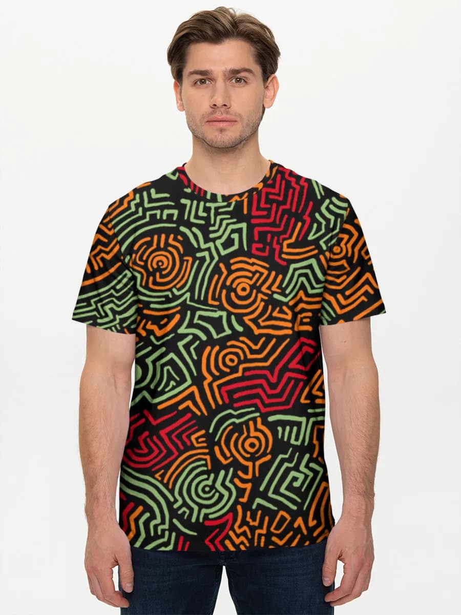 Men's basic cotton T-shirt