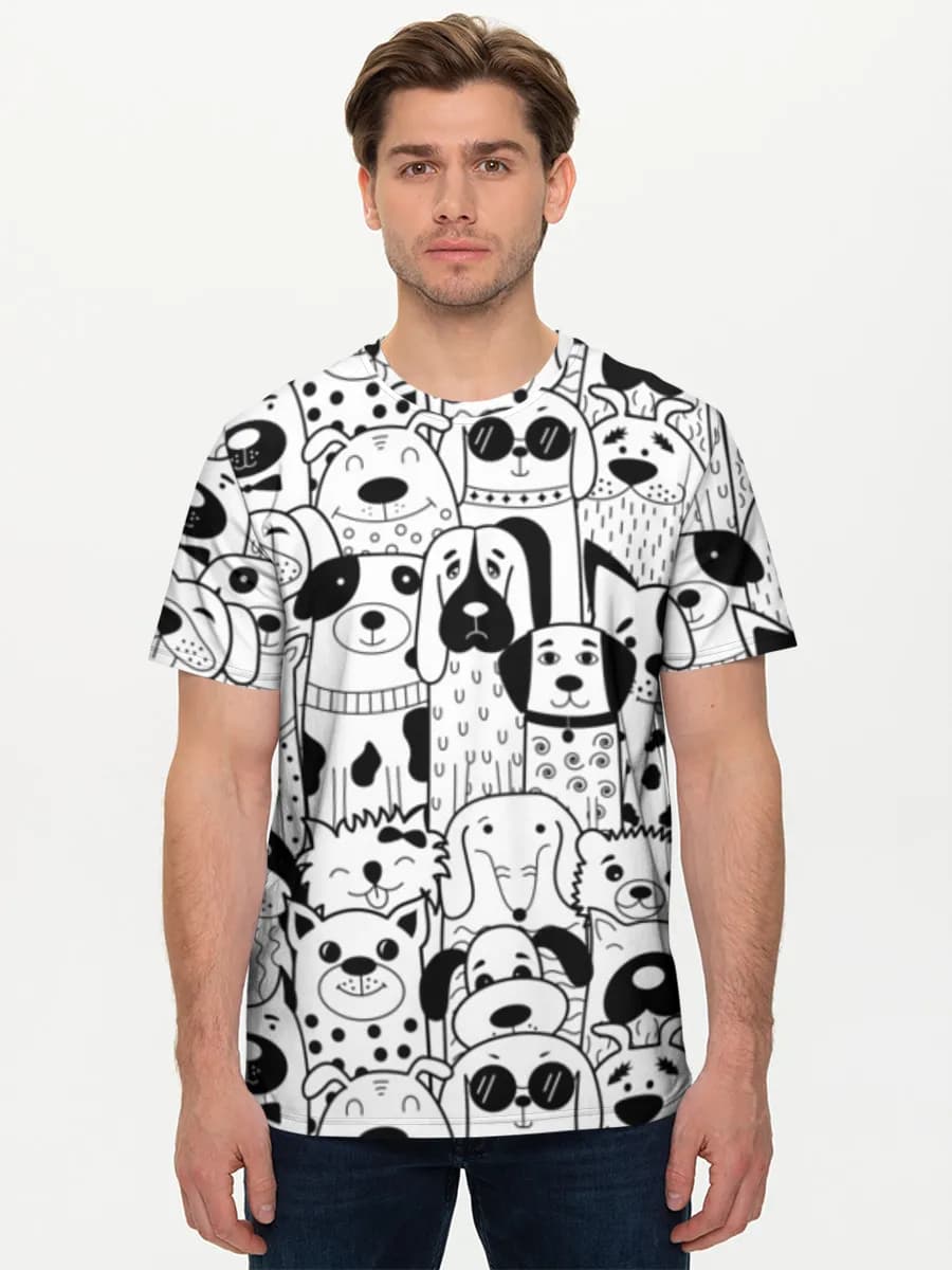 Men's basic cotton T-shirt