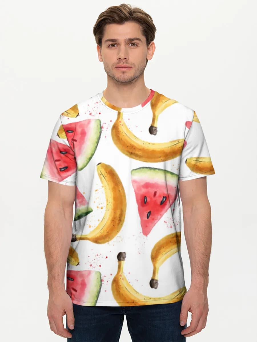 Men's basic cotton T-shirt
