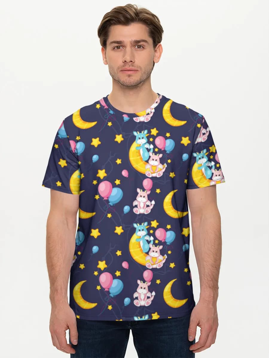 Men's basic cotton T-shirt