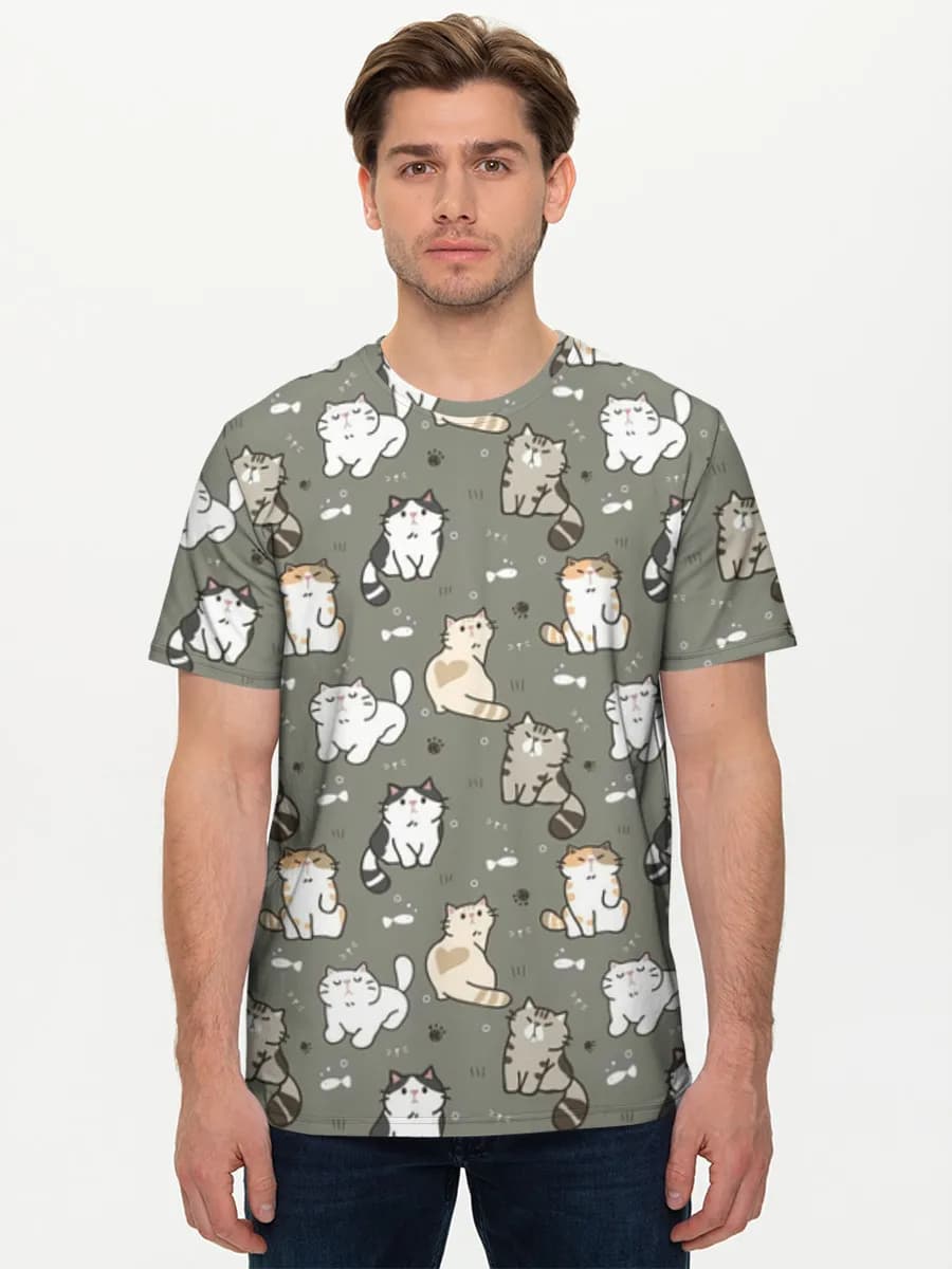 Men's basic cotton T-shirt