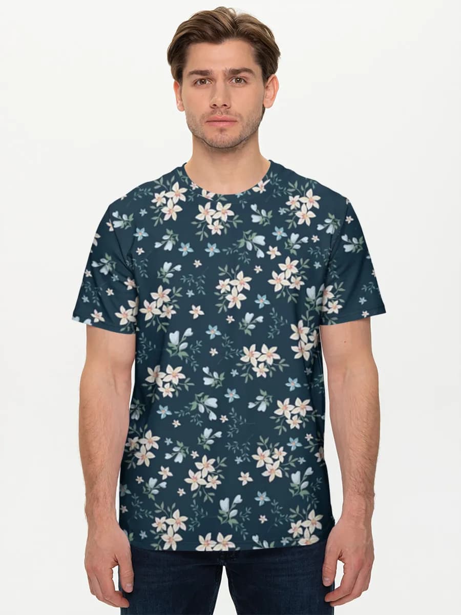 Men's basic cotton T-shirt