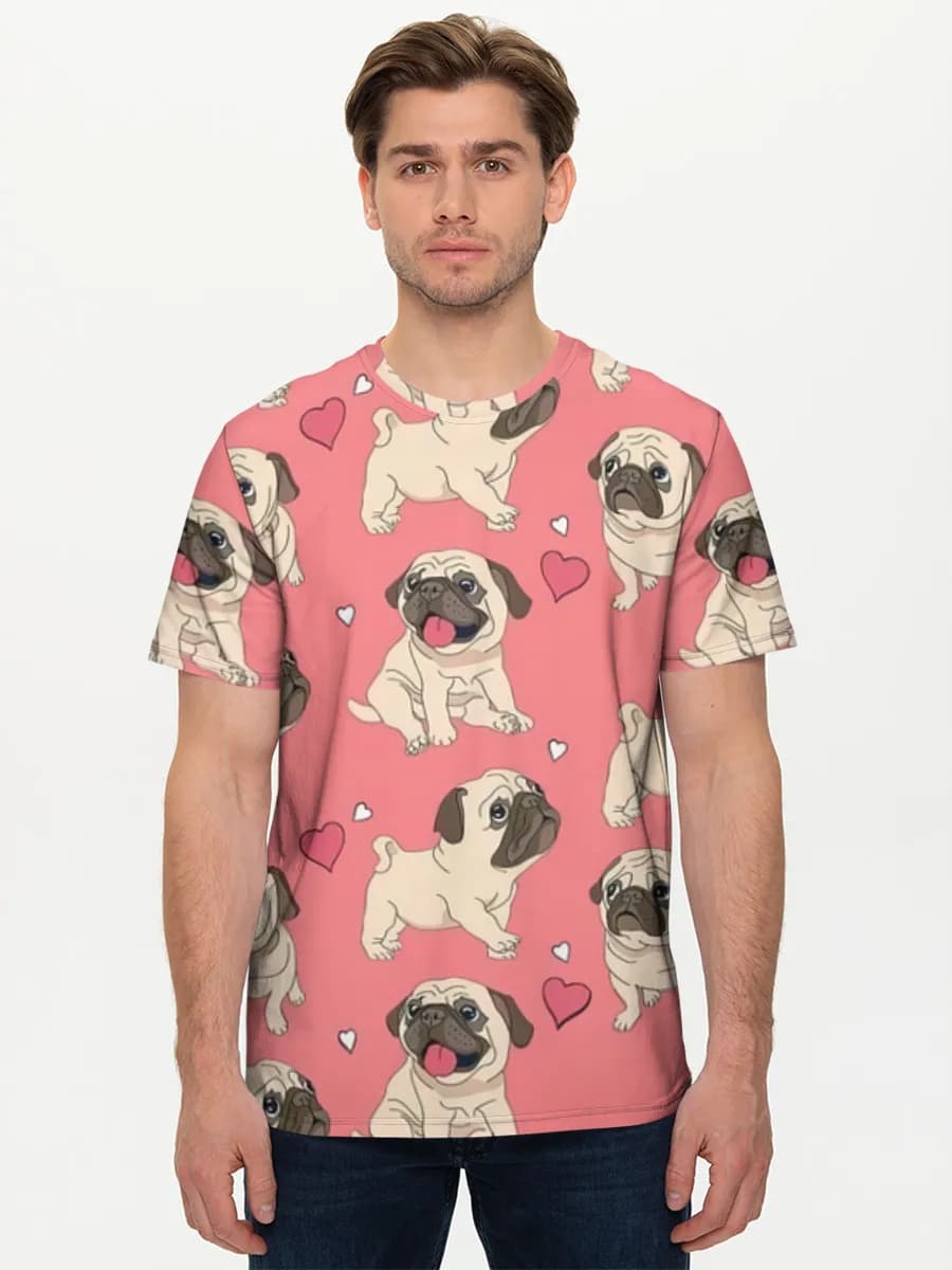 Men's basic cotton T-shirt