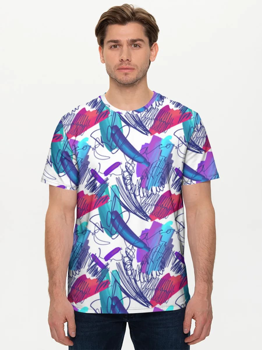 Men's basic cotton T-shirt