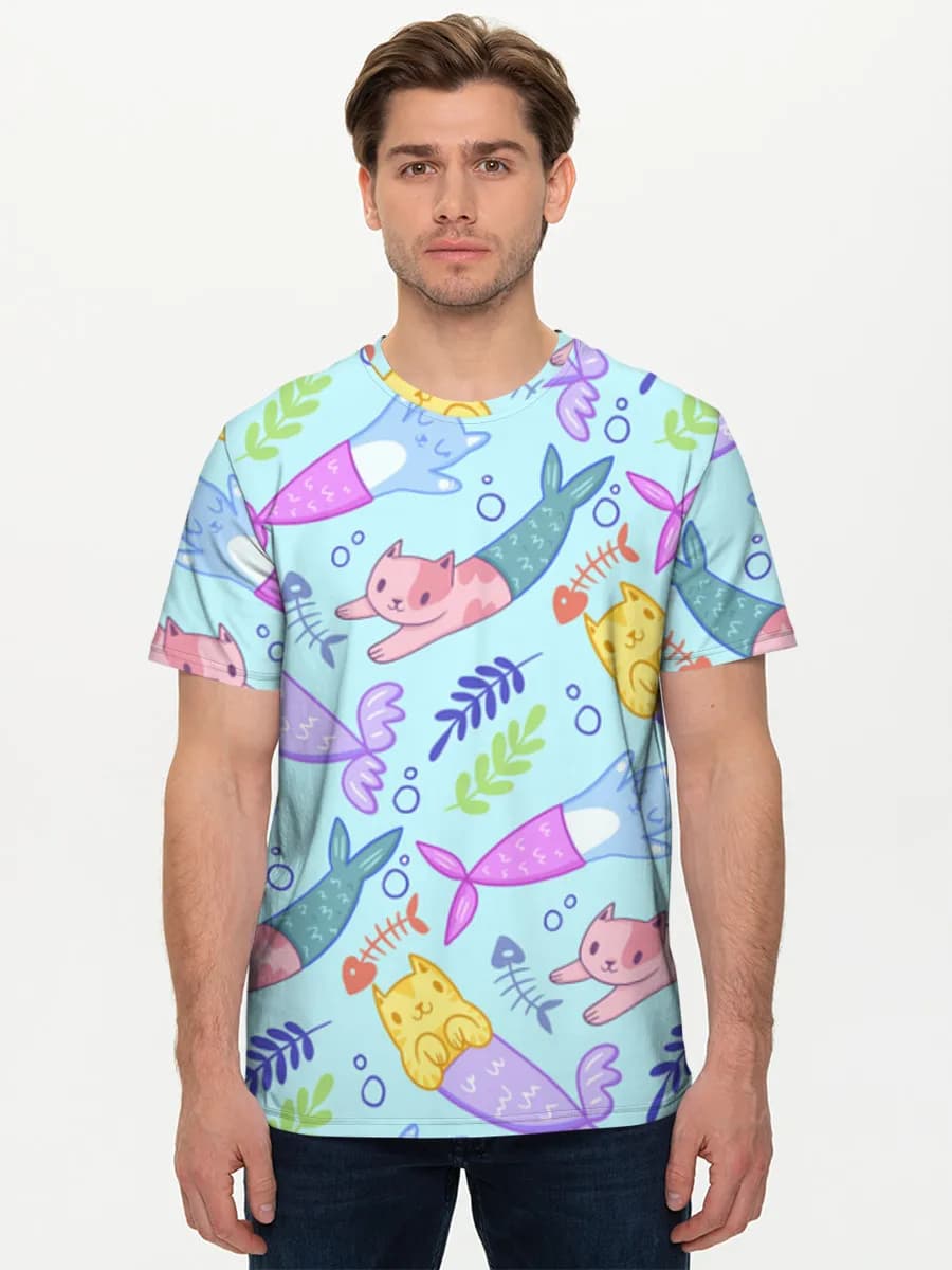 Men's basic cotton T-shirt