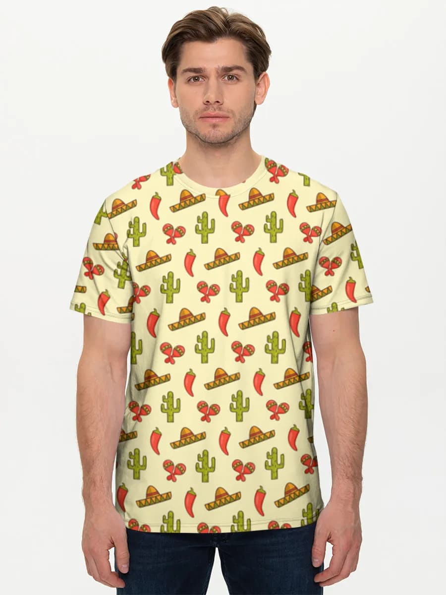Men's basic cotton T-shirt