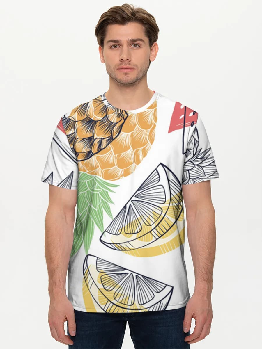 Men's basic cotton T-shirt