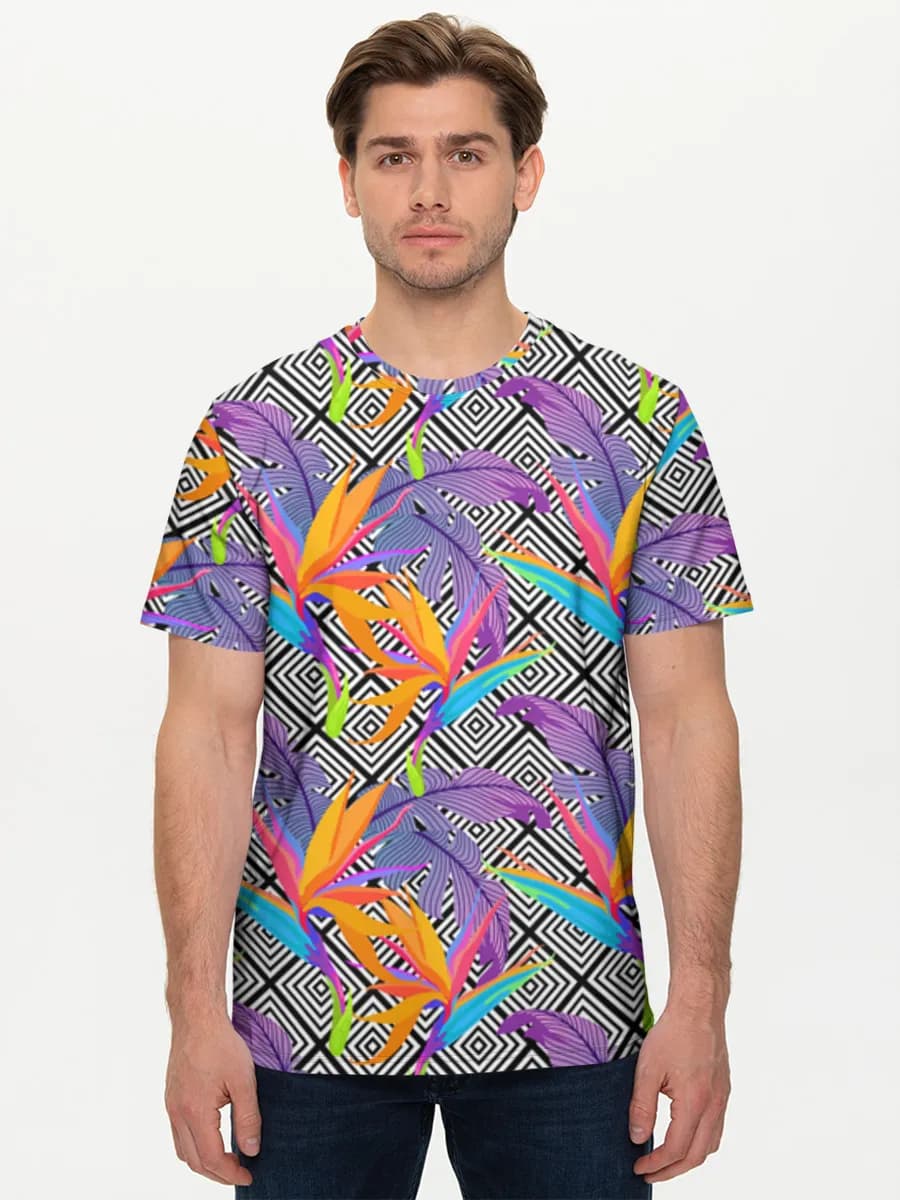 Men's basic cotton T-shirt