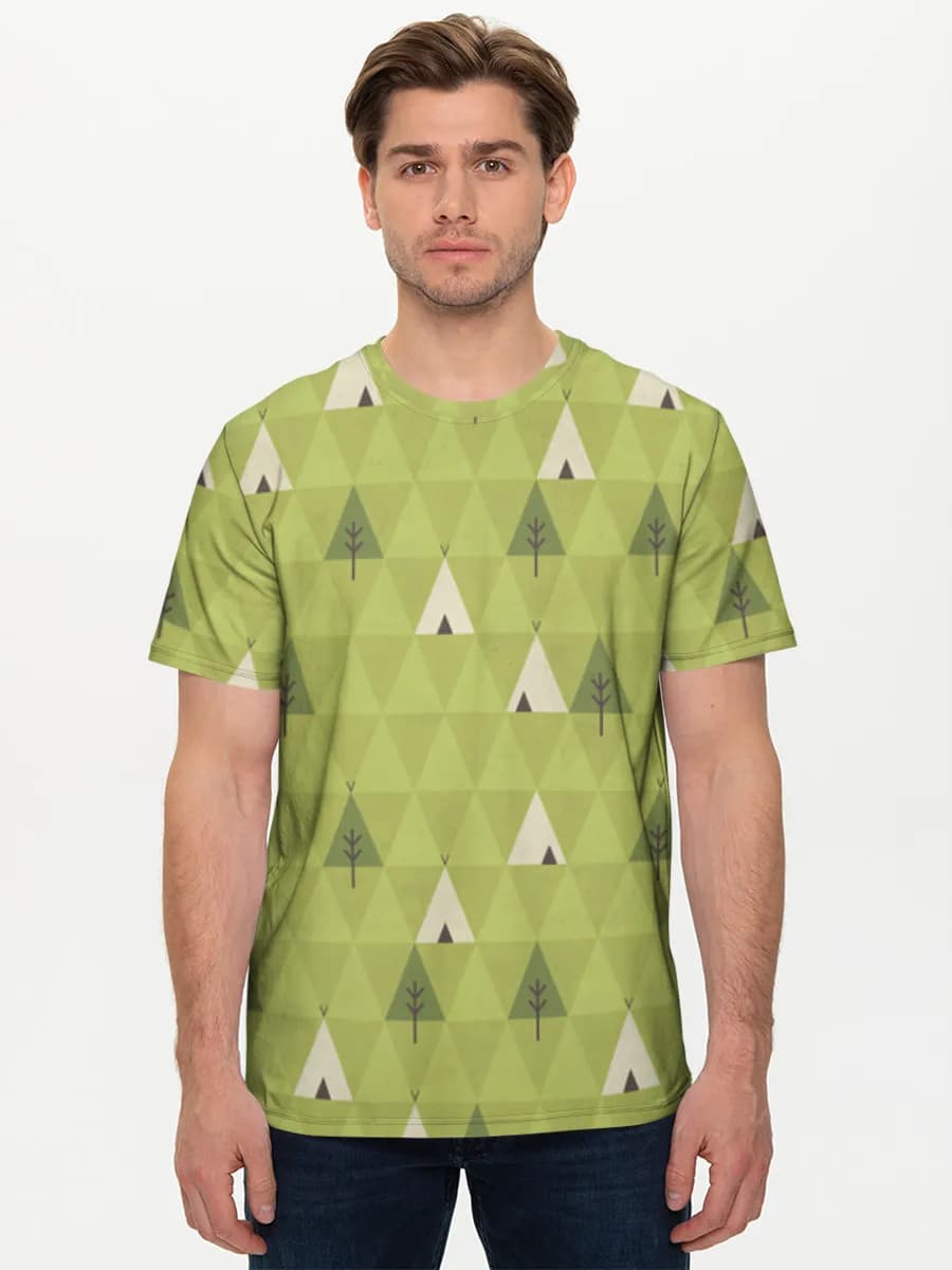 Men's basic cotton T-shirt