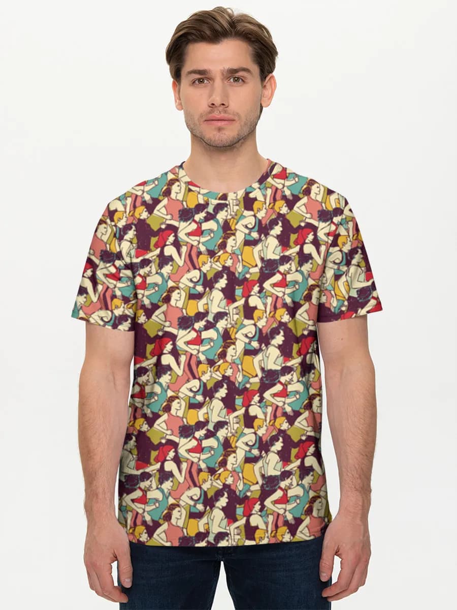 Men's basic cotton T-shirt