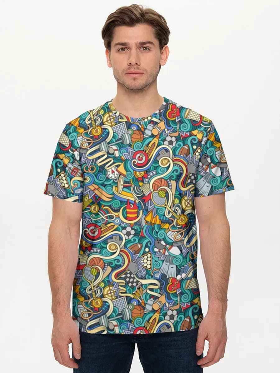 Men's basic cotton T-shirt