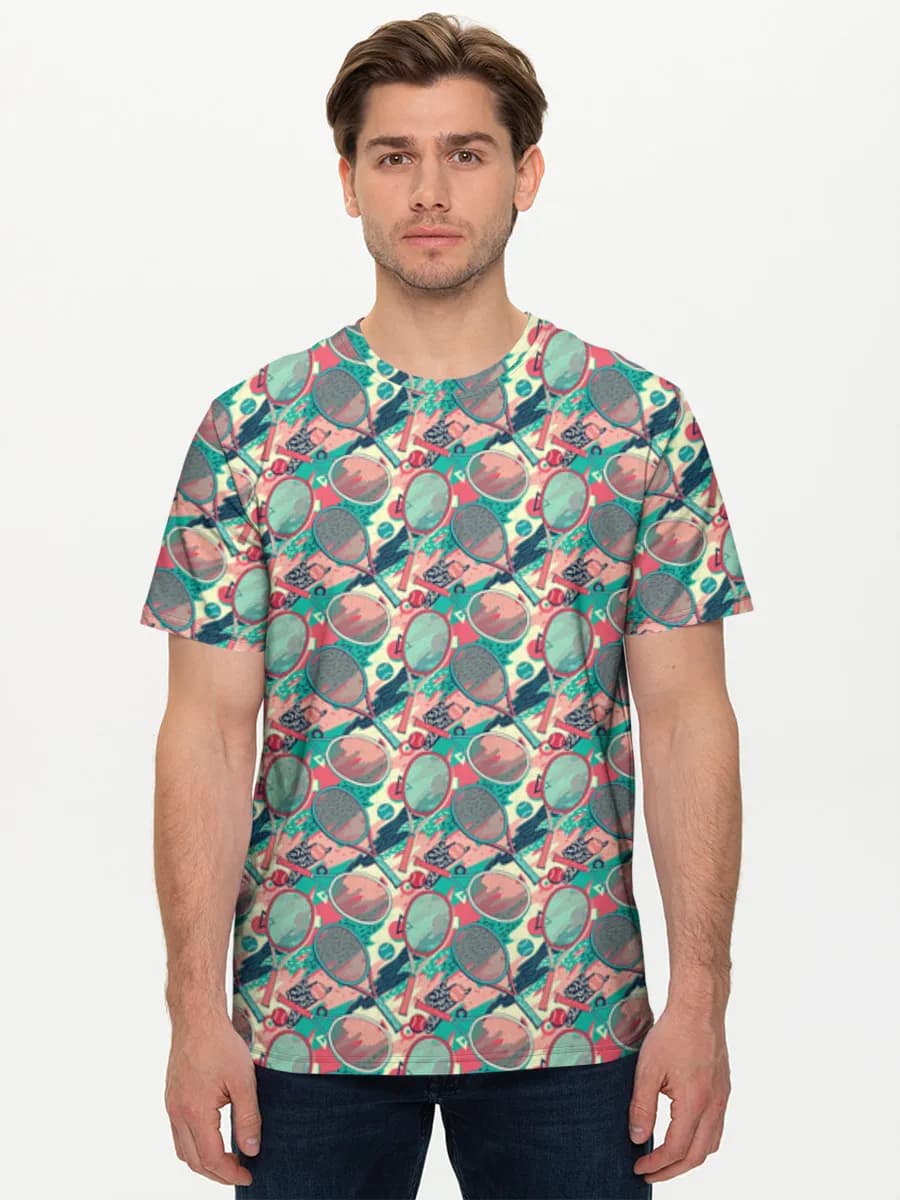 Men's basic cotton T-shirt