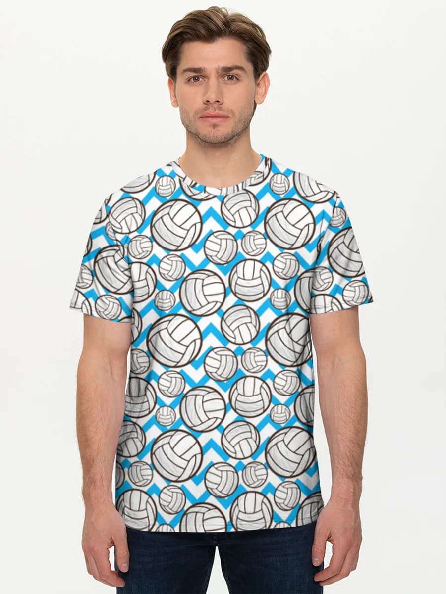 Volleyball Chevron Print