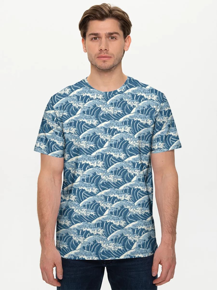 Men's basic cotton T-shirt