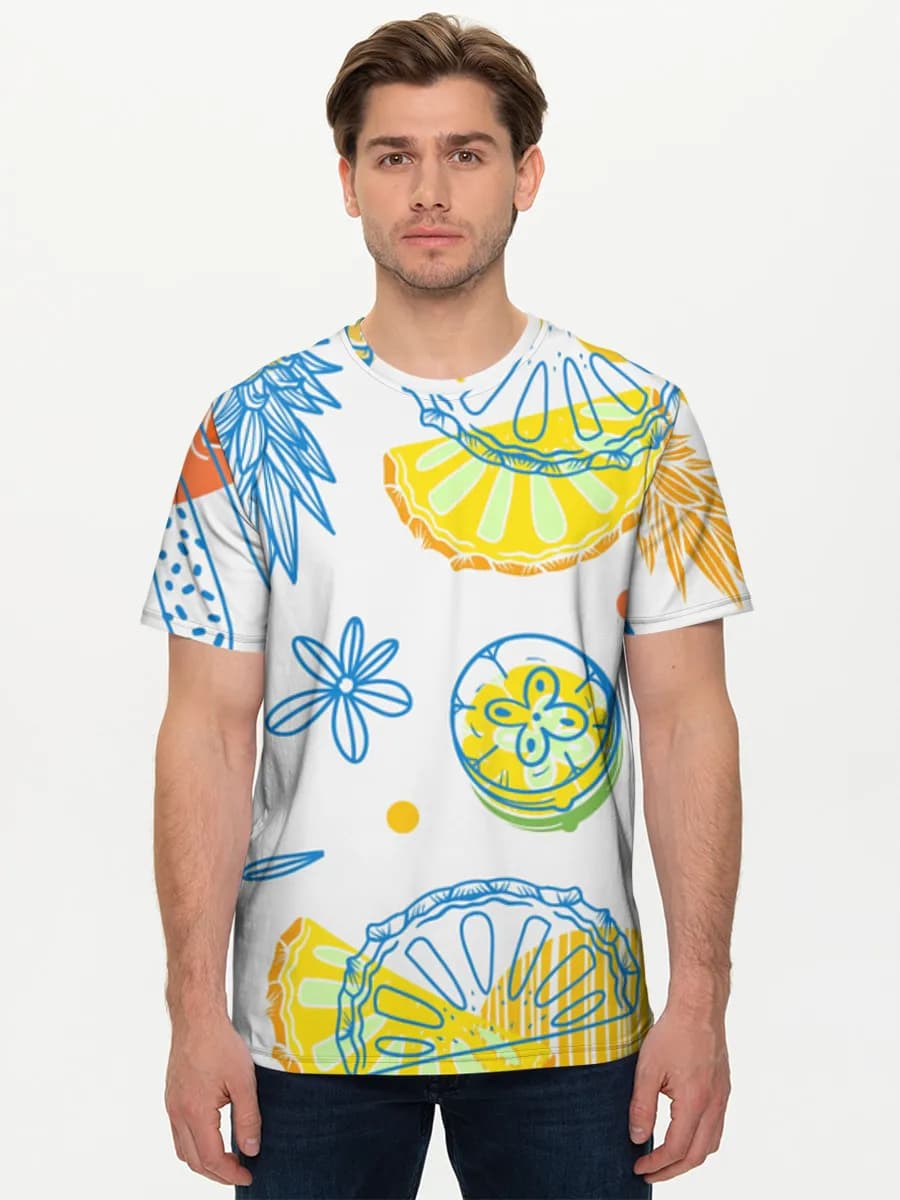 Men's basic cotton T-shirt