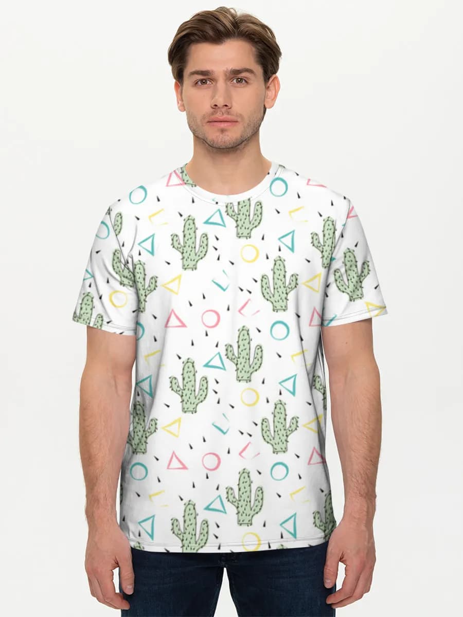 Men's basic cotton T-shirt