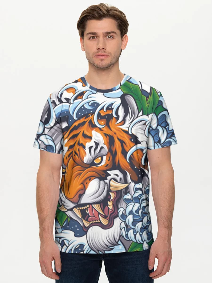 Men's basic cotton T-shirt
