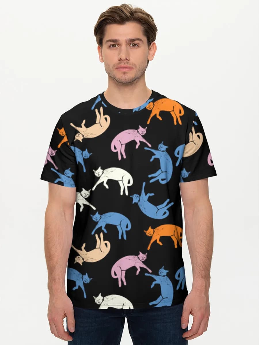 Men's basic cotton T-shirt