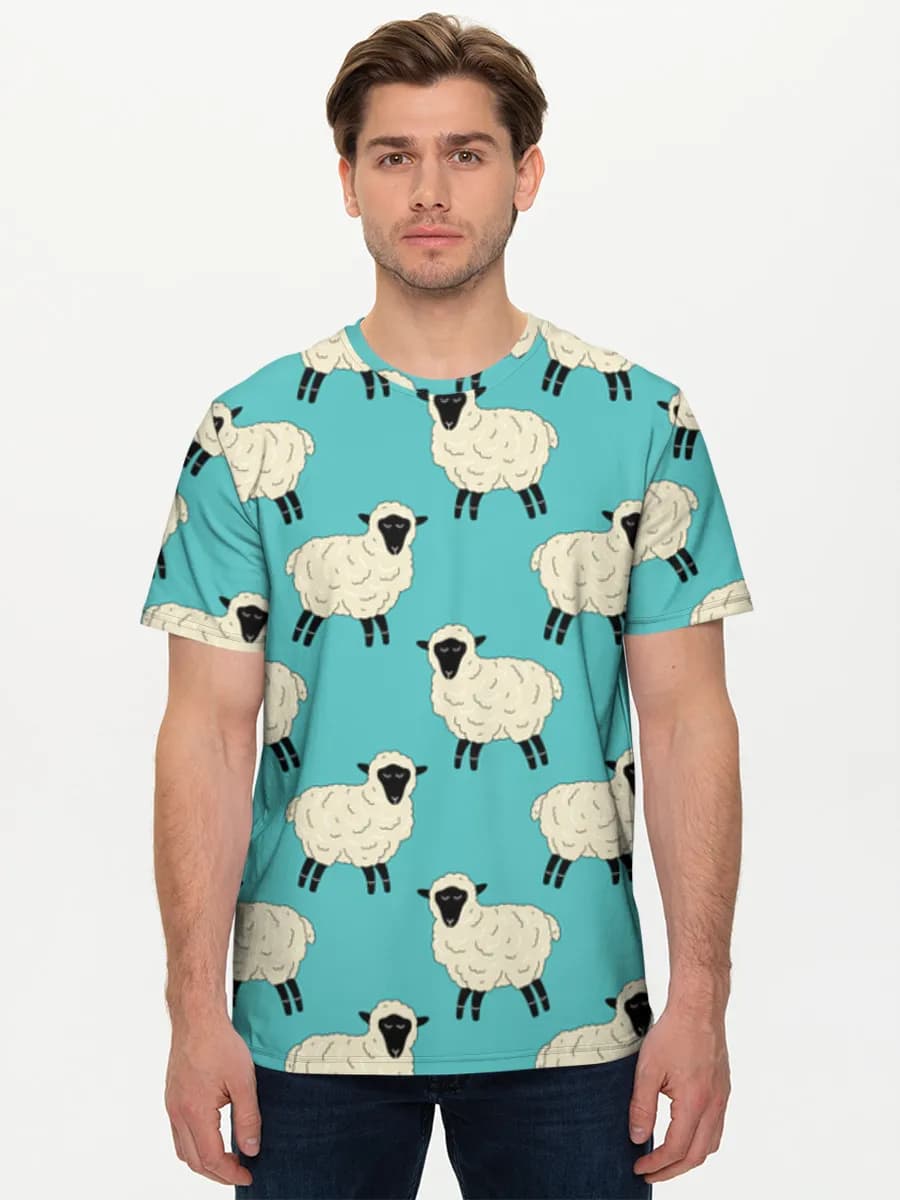Men's basic cotton T-shirt