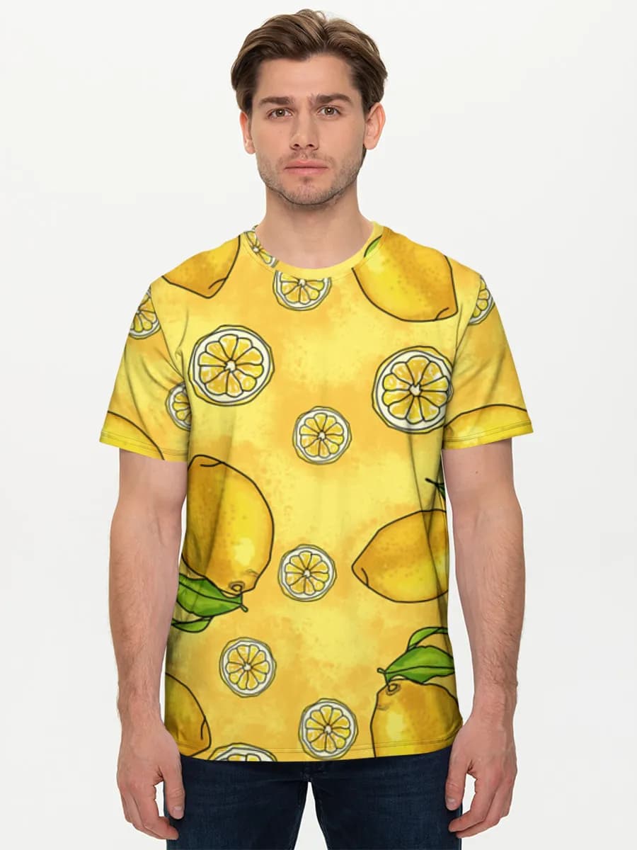 Men's basic cotton T-shirt