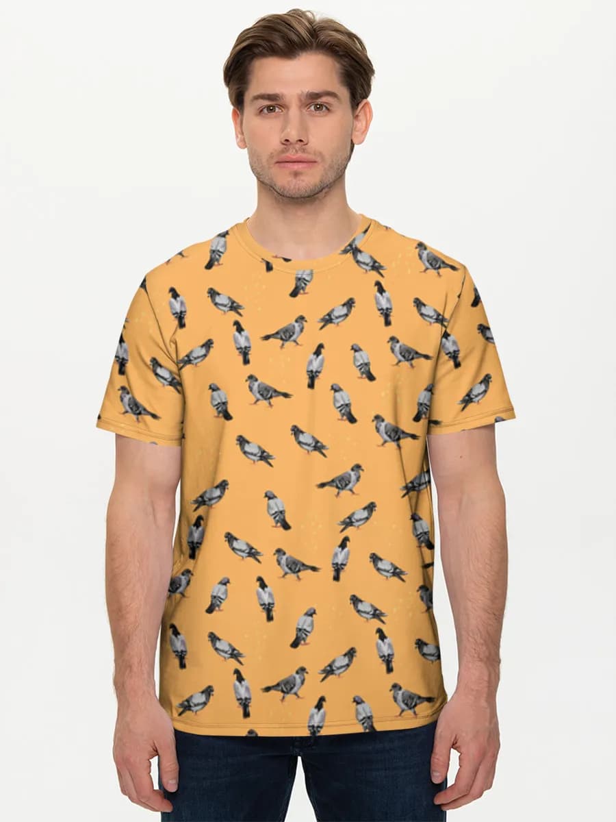 Men's basic cotton T-shirt