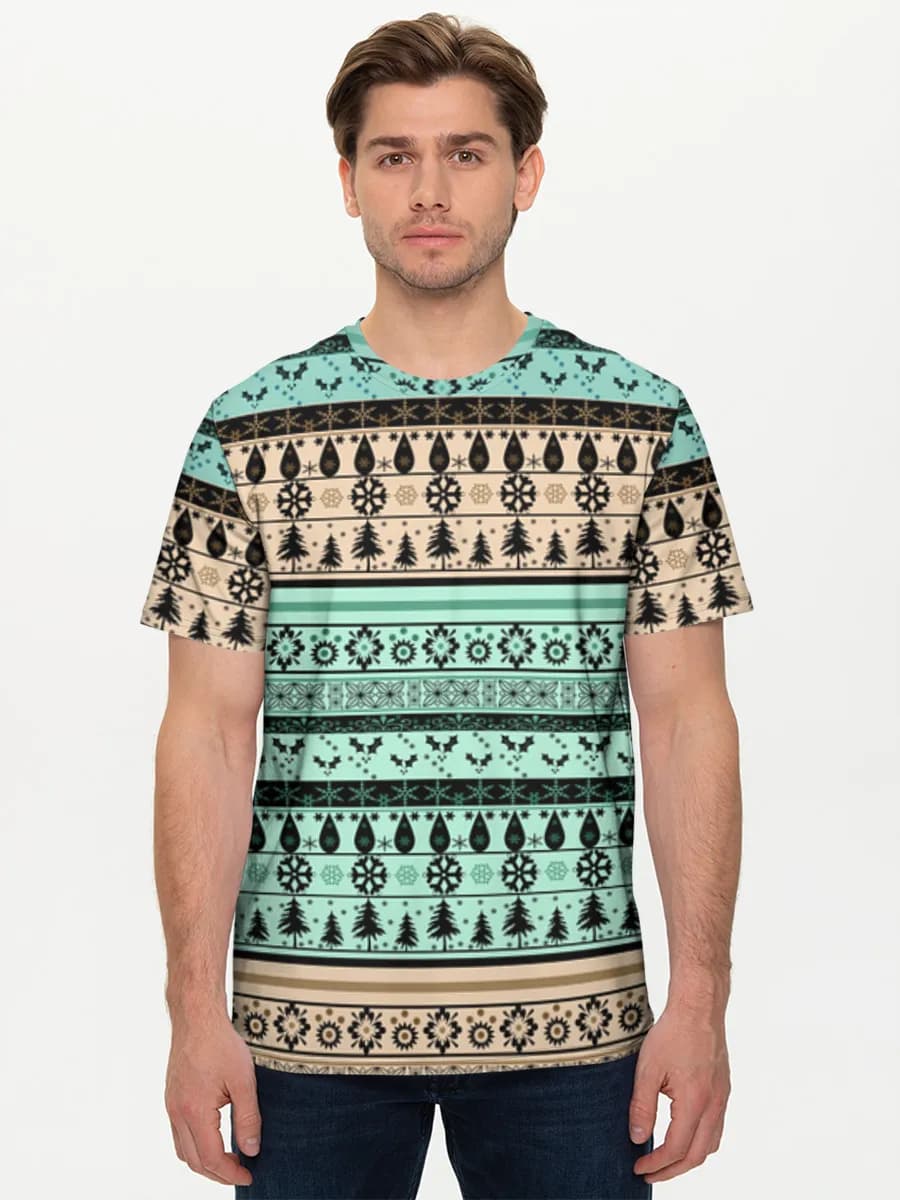 Nordic Winter Stripe Design