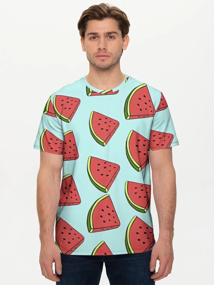 Men's basic cotton T-shirt