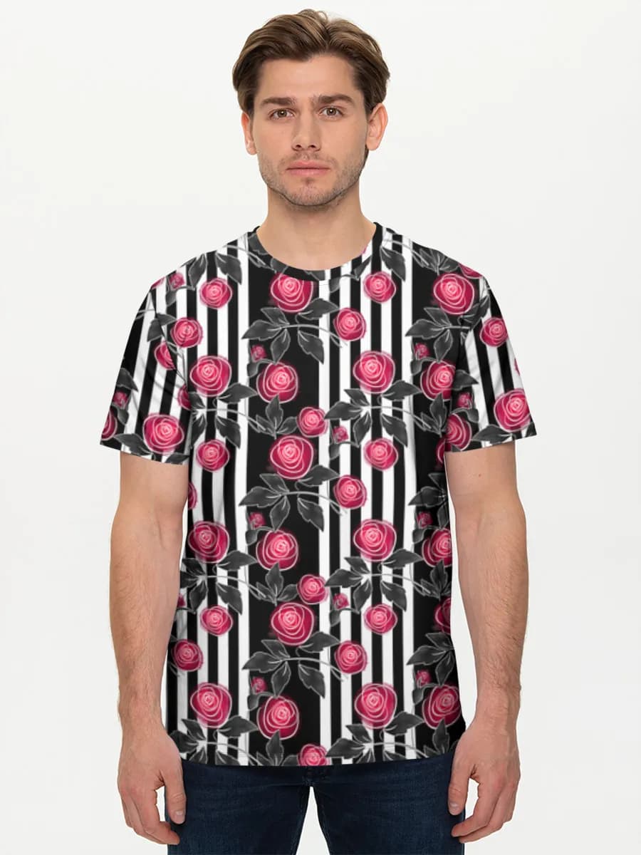 Men's basic cotton T-shirt
