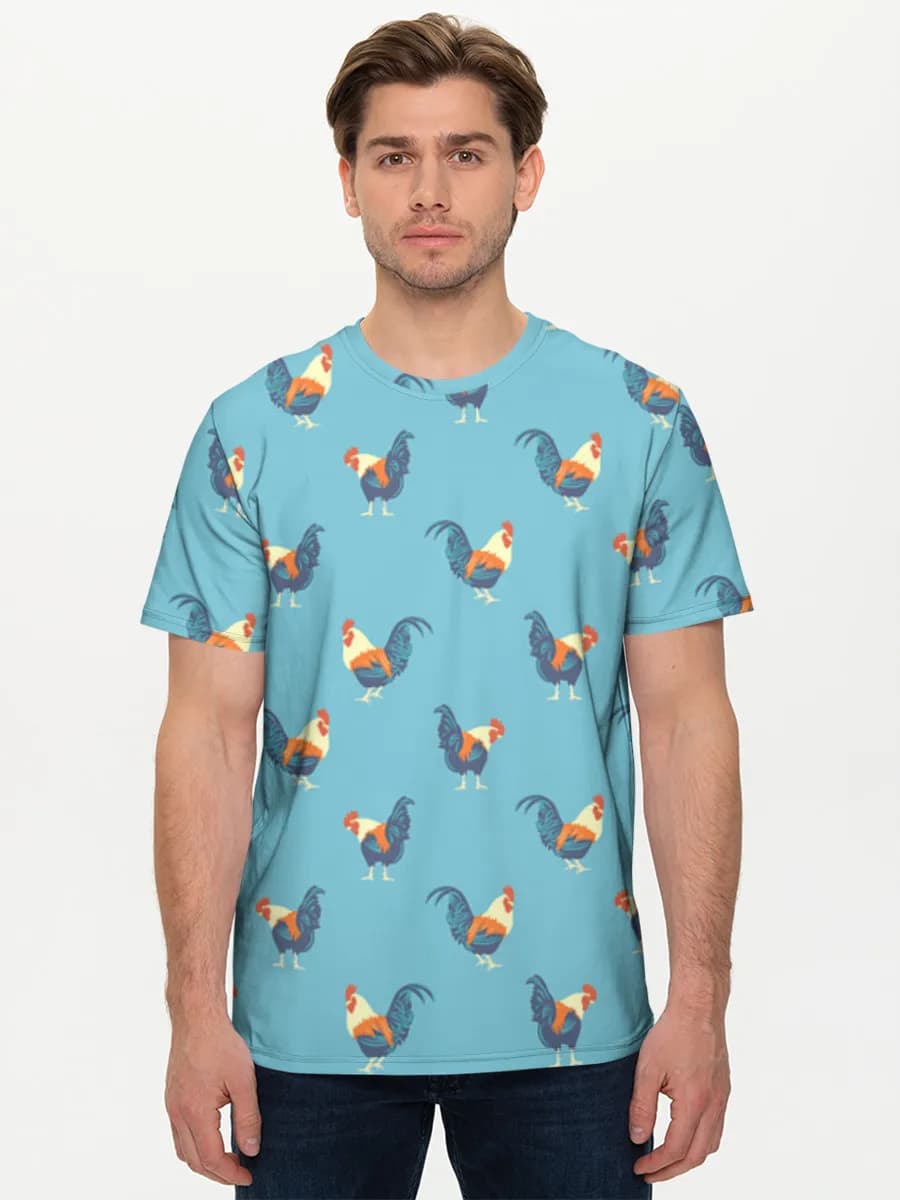 Rooster Parade Print
