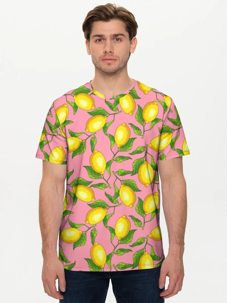 Men's basic cotton T-shirt