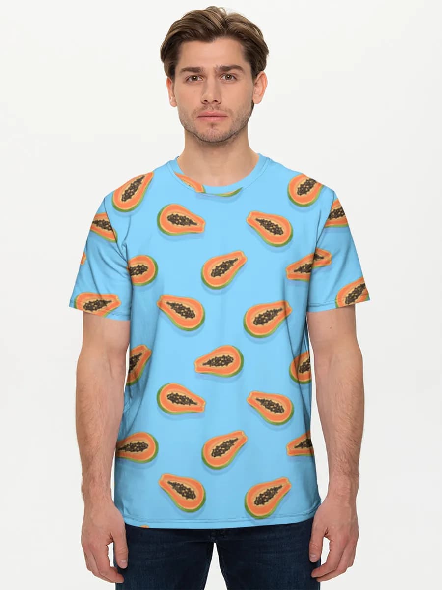 Men's basic cotton T-shirt
