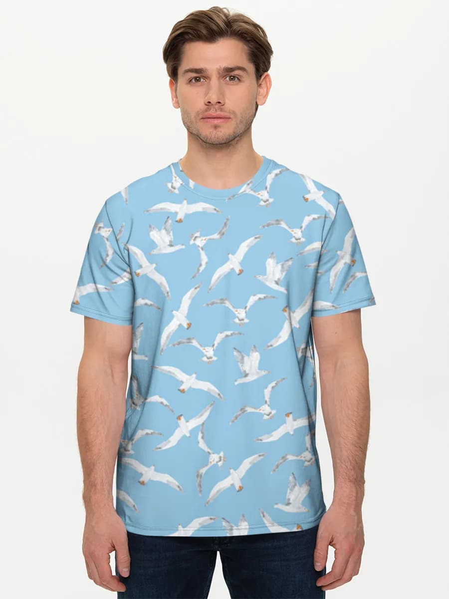 Men's basic cotton T-shirt