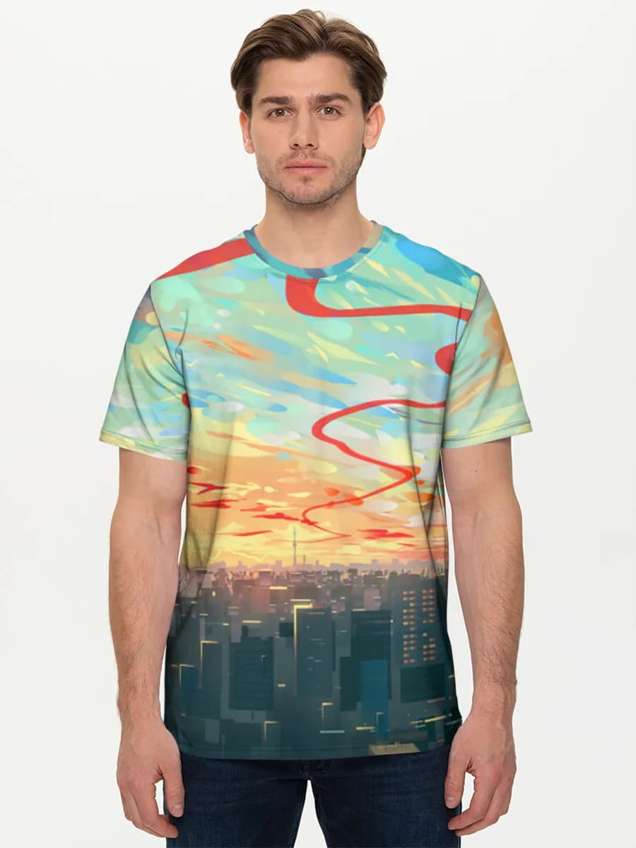 Men's basic cotton T-shirt