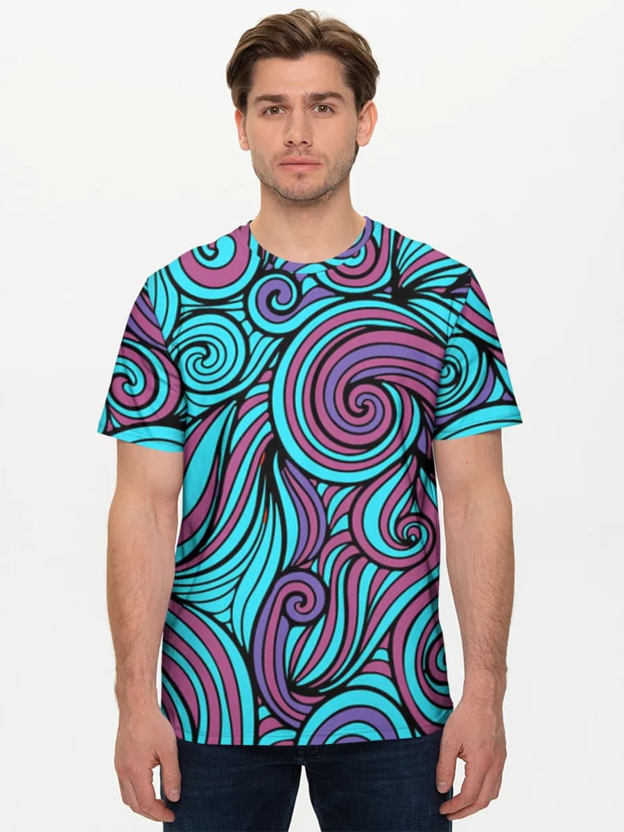 Psychedelic Swirl Waves