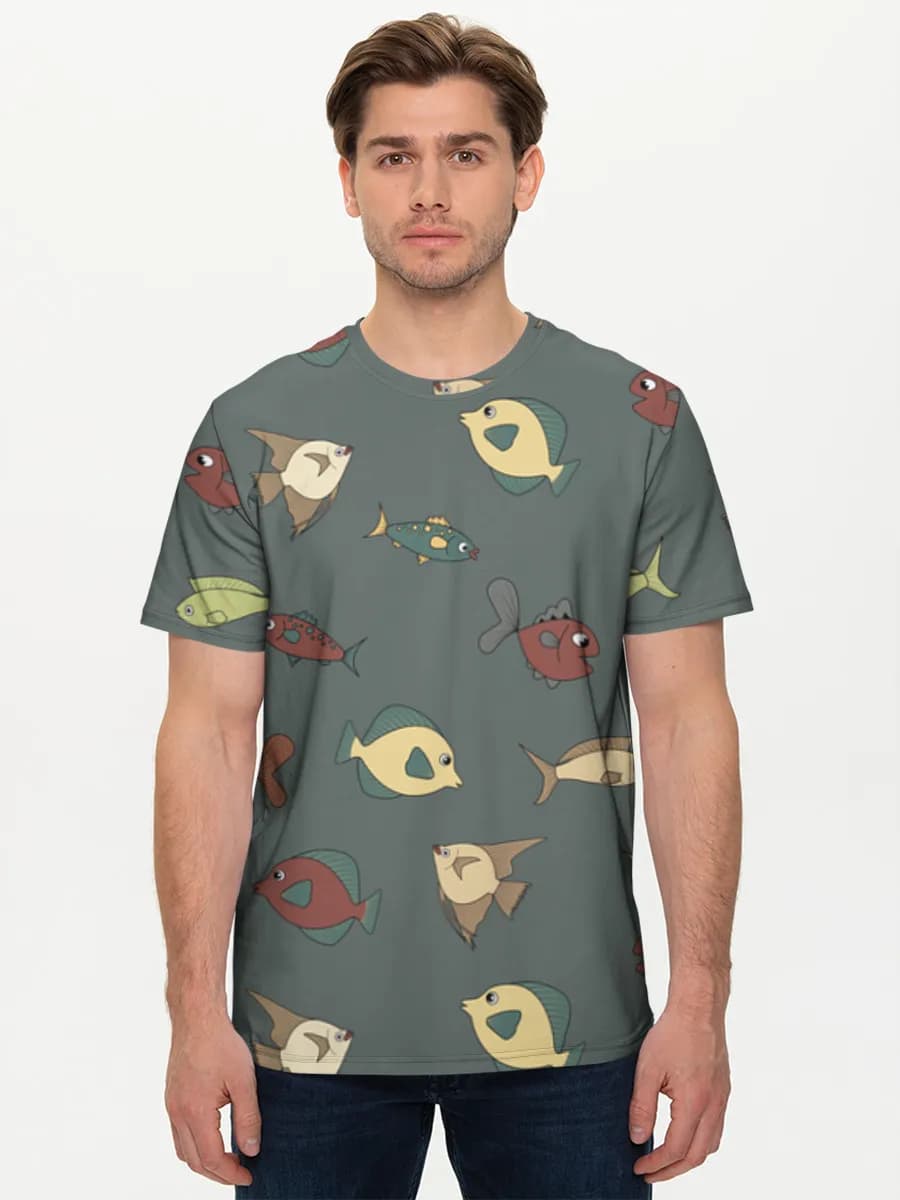 Men's basic cotton T-shirt