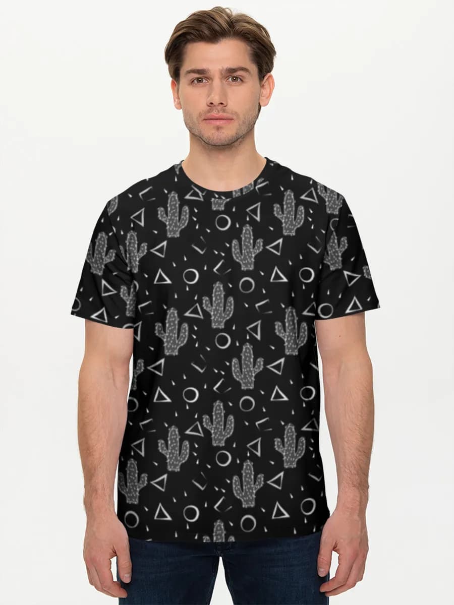 Men's basic cotton T-shirt